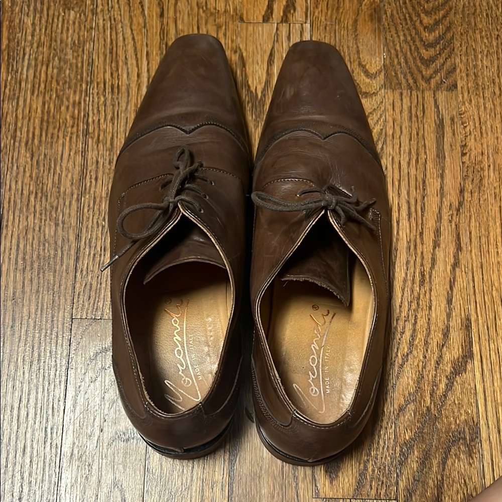 Brown Leather Men's Dress Shoes